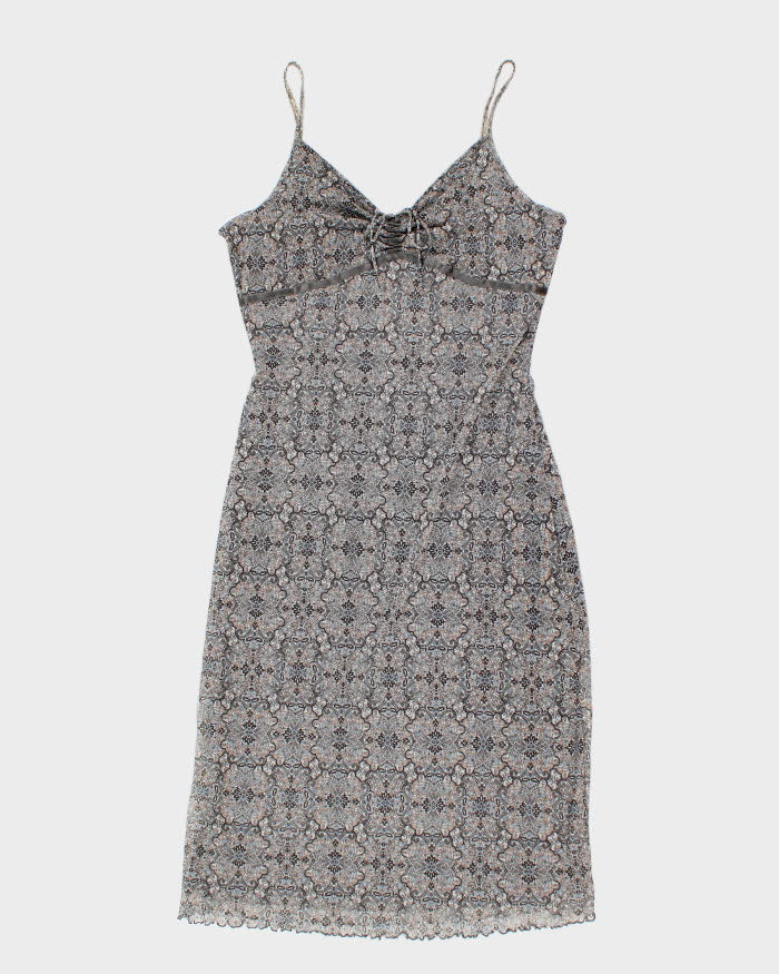 image of Y2k 00s Mexx Pattern Dress - M