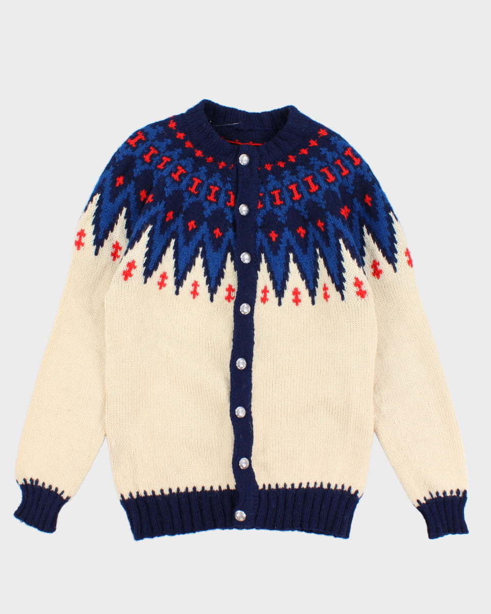 image of Vintage Norwegian Cardigan - M - L