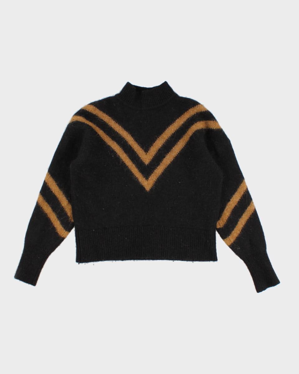 image of Other Stories Black Knit Jumper - XS