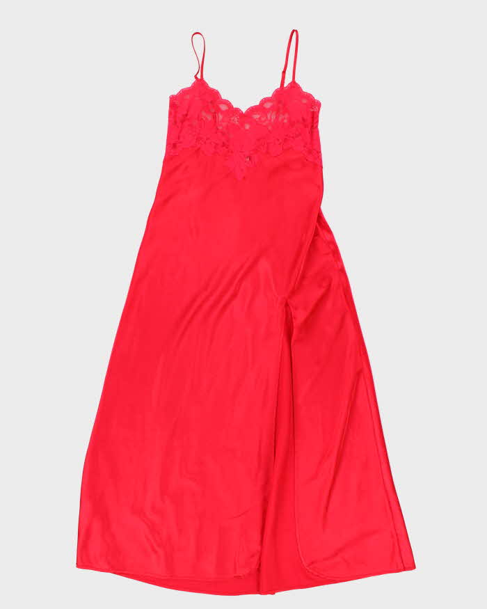 image of Y2k 00s Victoria's Secret Red Slip Dress - XS