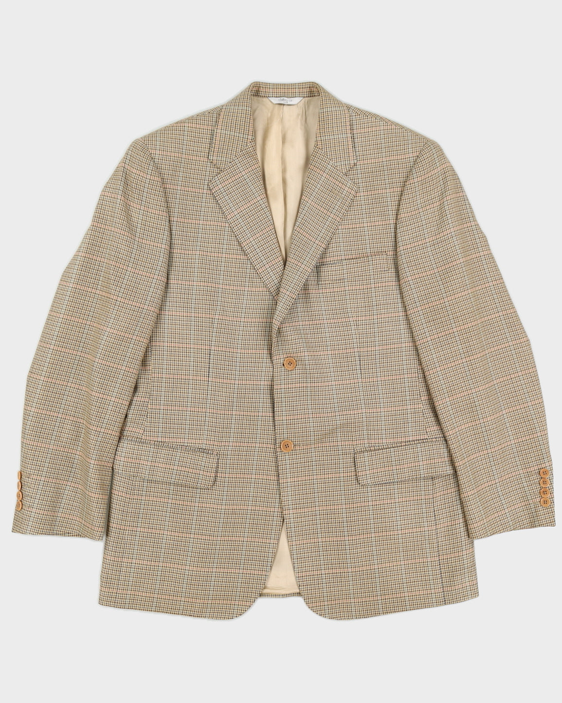 image of Vintage 90s Claiborne Houndstooth Blazer - L