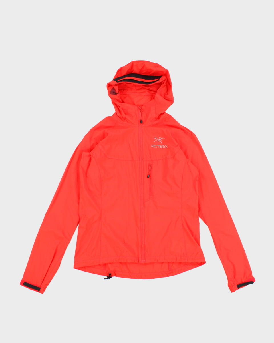 image of Womens Orange Arc'teryx Wind Breaker Jacket - S