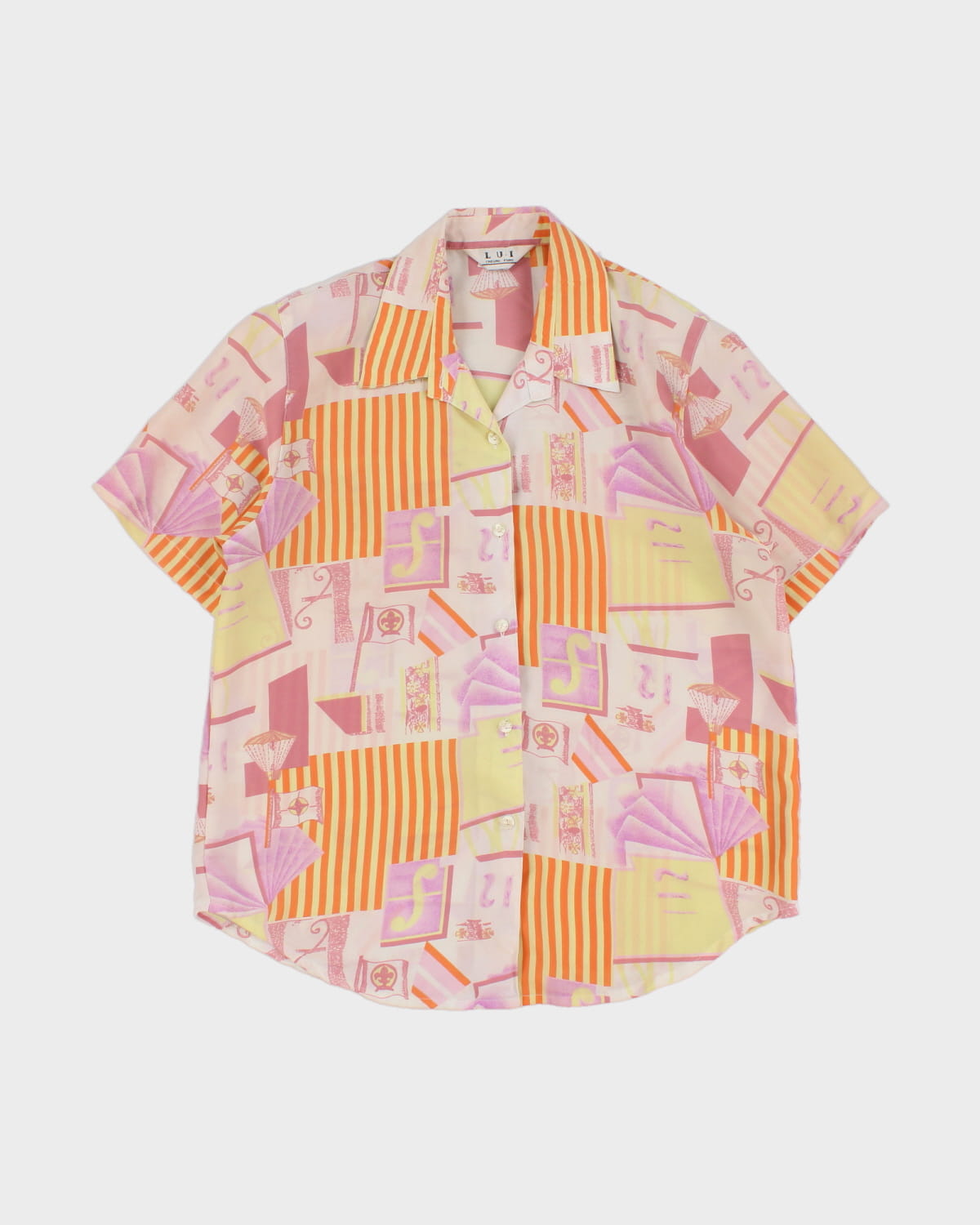 Image of Vintage Lui Patterned Shirt - L