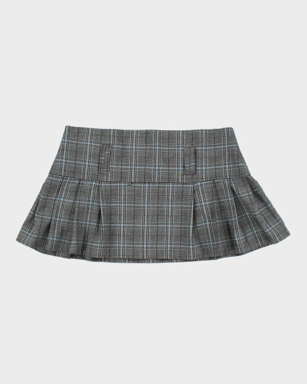 Image of Y2k 00s Digital Clothing Plaid Mini Skirt - M