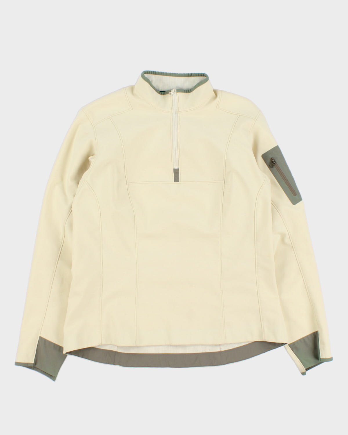 image of Arc'teryx Cream Quarter Zip - M