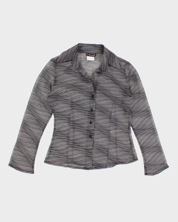 Image of 90s Dynamite Mesh Pattern Shirt - M