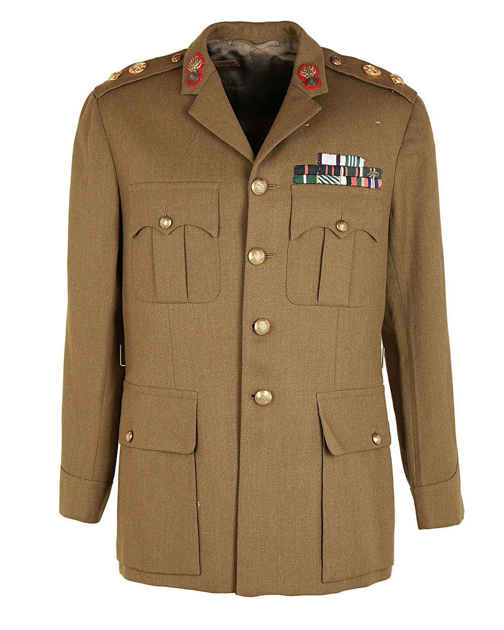 Image of Stunning 1950s Swedish Army Highly Decorated Dress Tunic Jacket - Medium