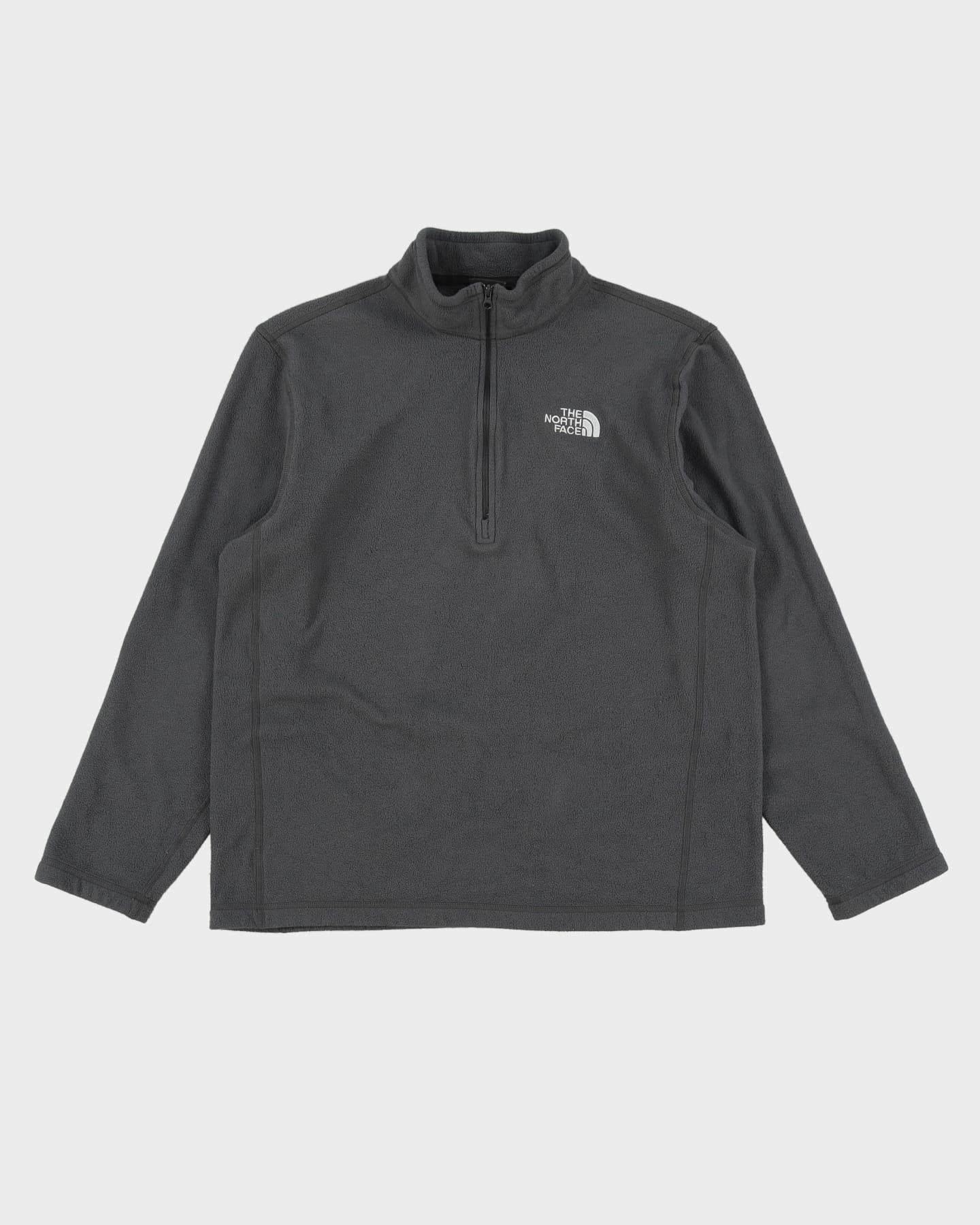 The North Face Grey Full Zip Fleece - L