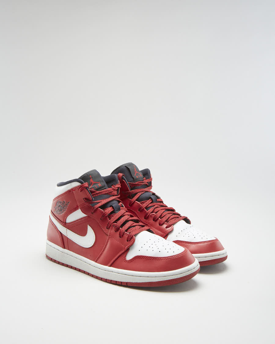 Jordan 1 Mid 'Gym Red' - Mens UK 8.5