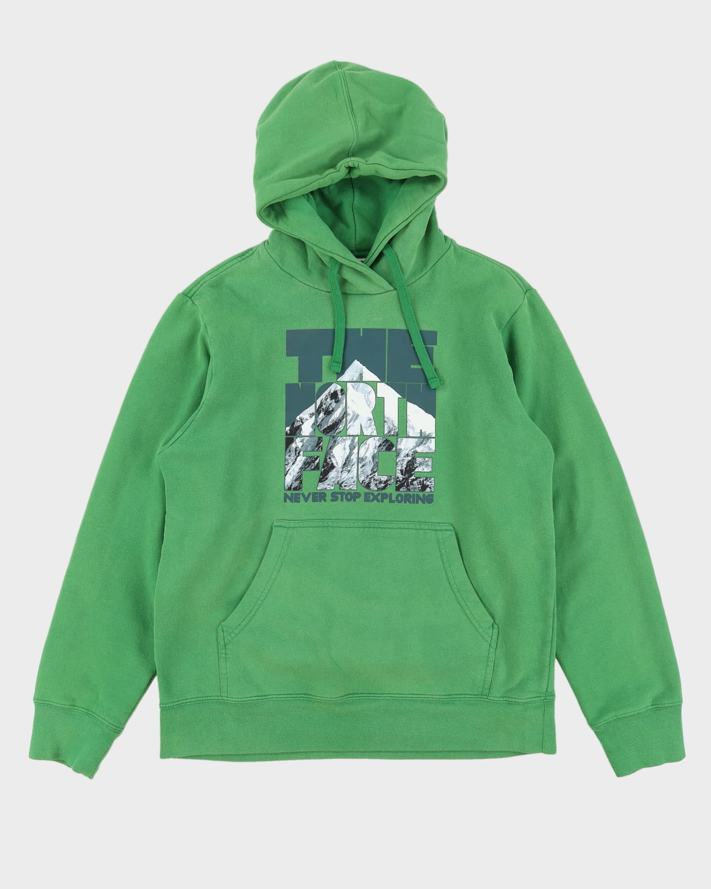 The North Face Green Hoodie - M