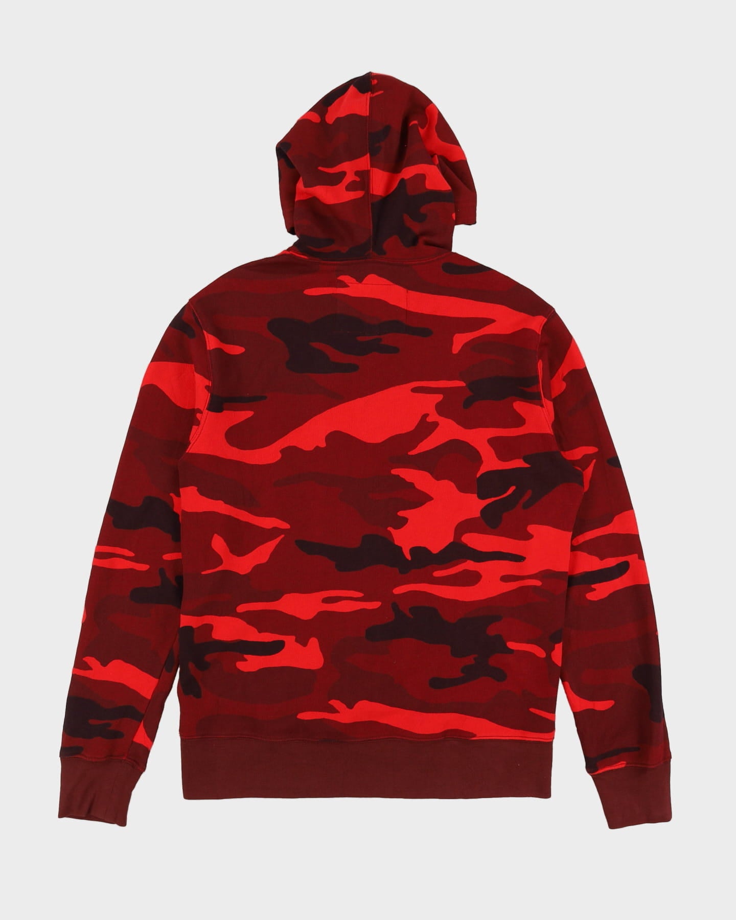 red camo hoodie nike