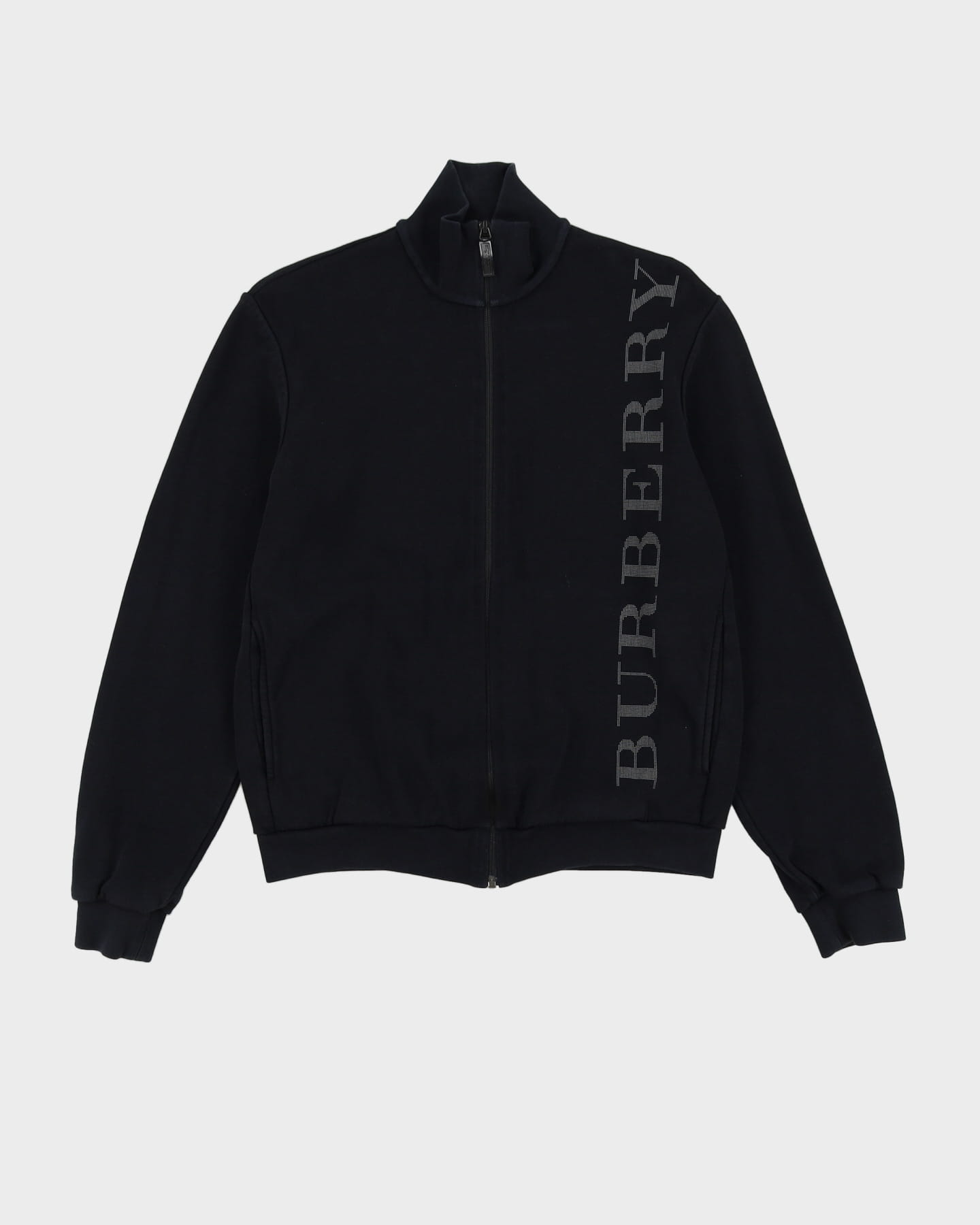 Burberry Black Full-Zip Sweatshirt - M