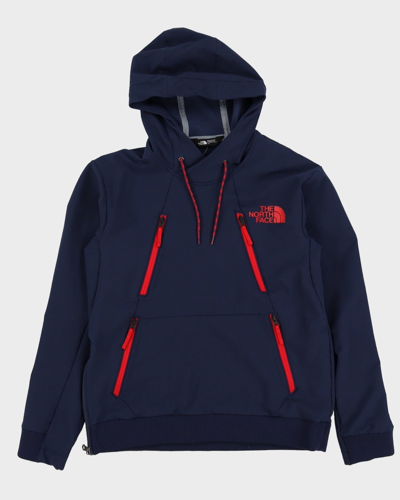 The North Face Blue Fleece Lined Hoodie - S
