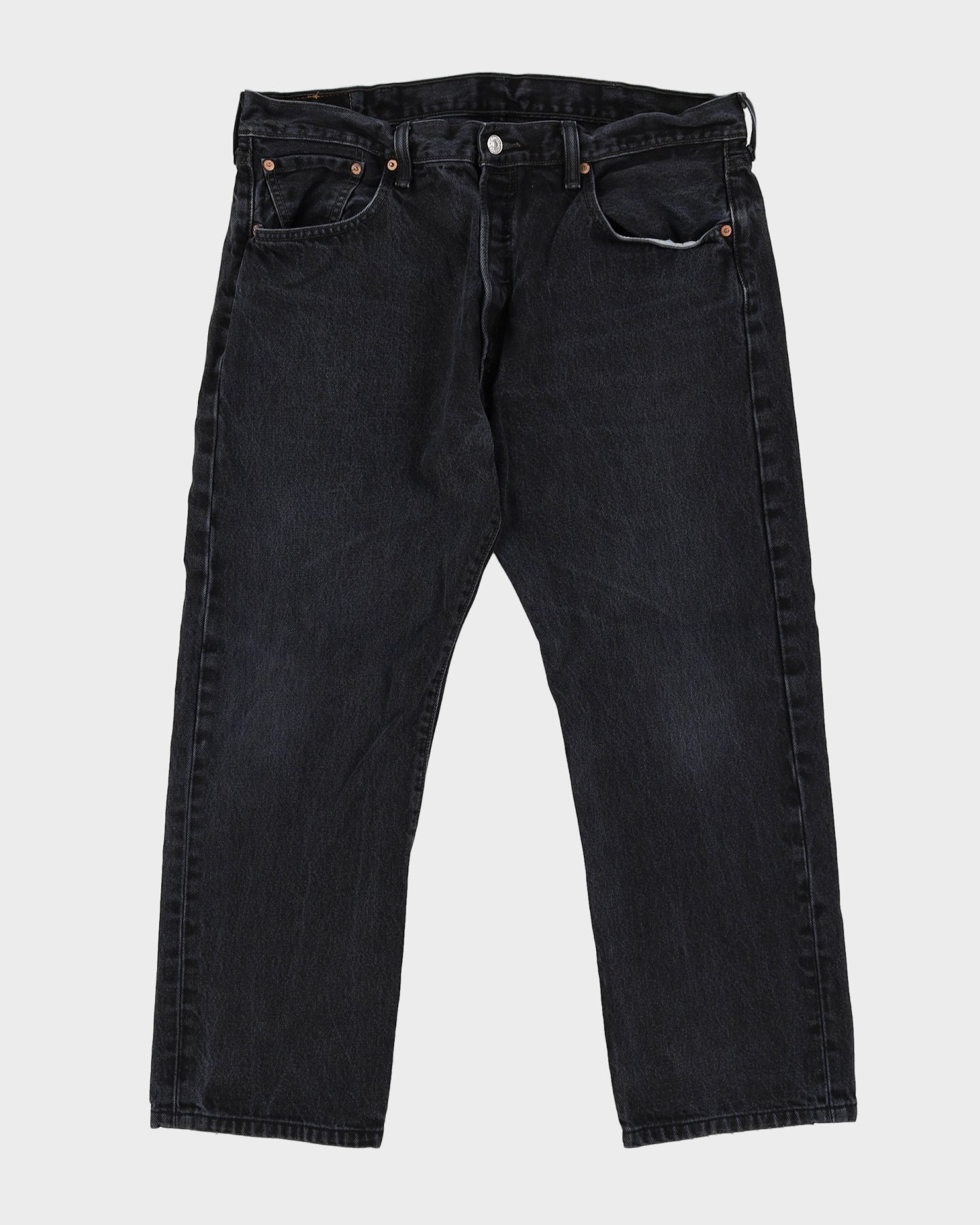 Levi's 501 Black Dark Wash Jeans - W38 L27