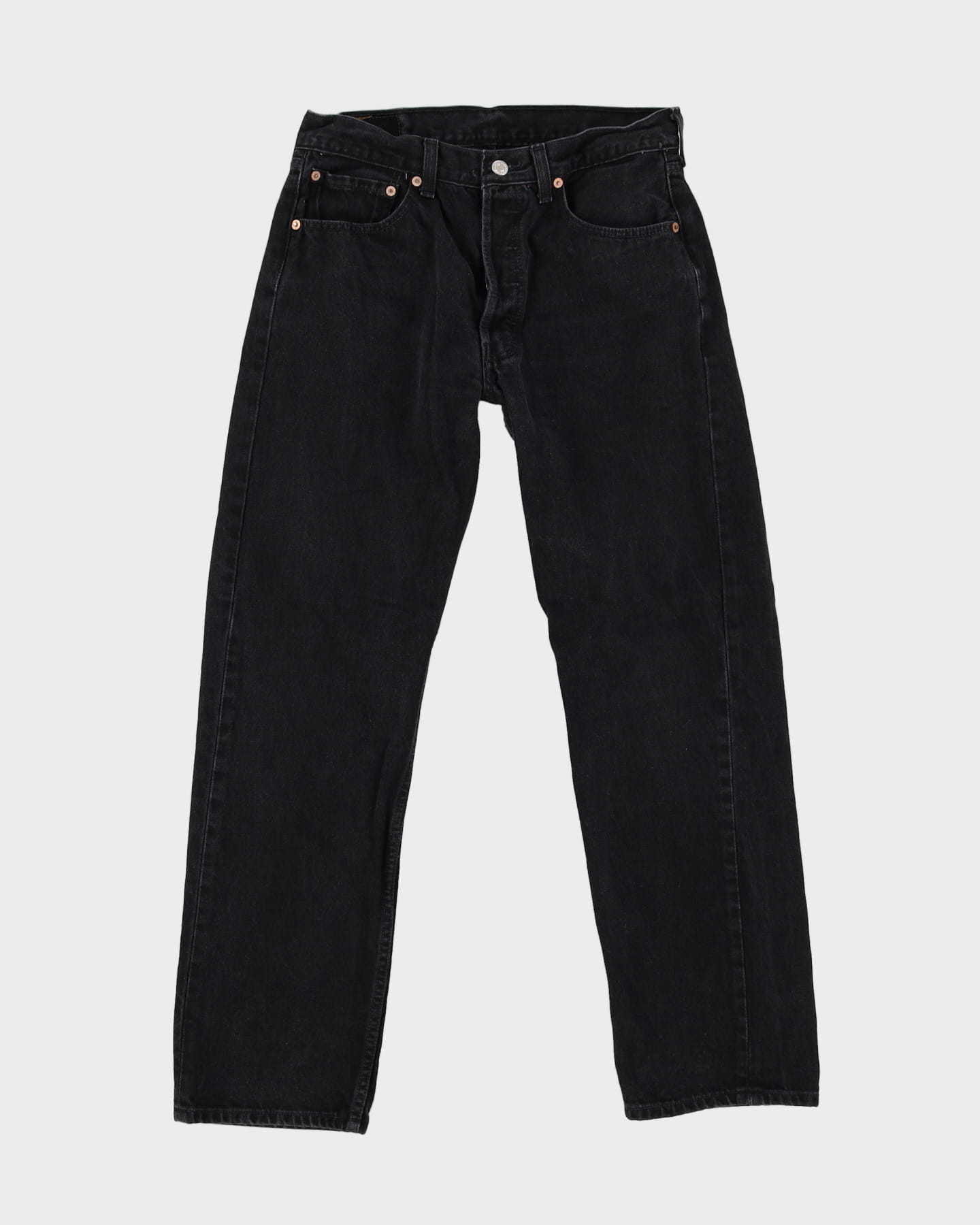 Vintage 90s Levi's 501 Black Dark Wash Jeans - W31 L29