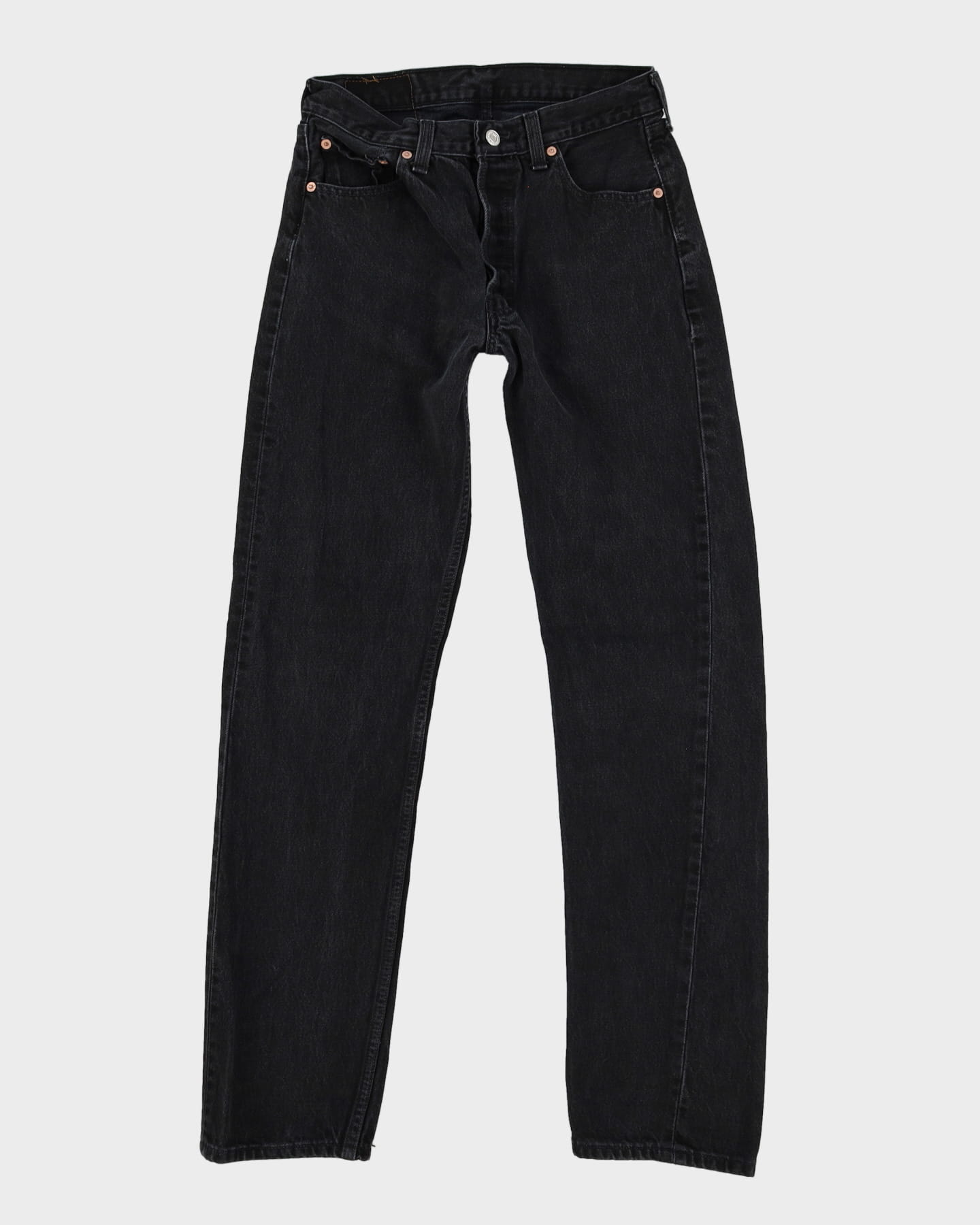 Vintage 90s Levi's 501 Black Dark Wash Jeans - W29 L33