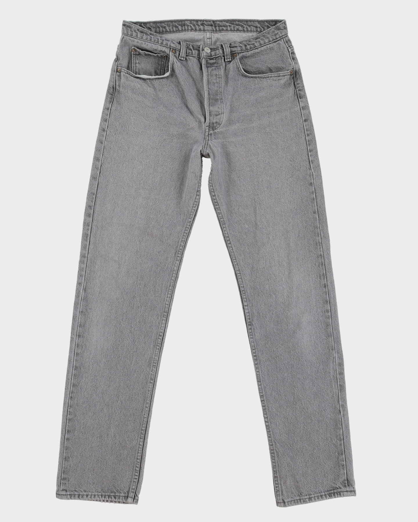 Vintage 80s Levi's 501 Grey Jeans - W32 L34