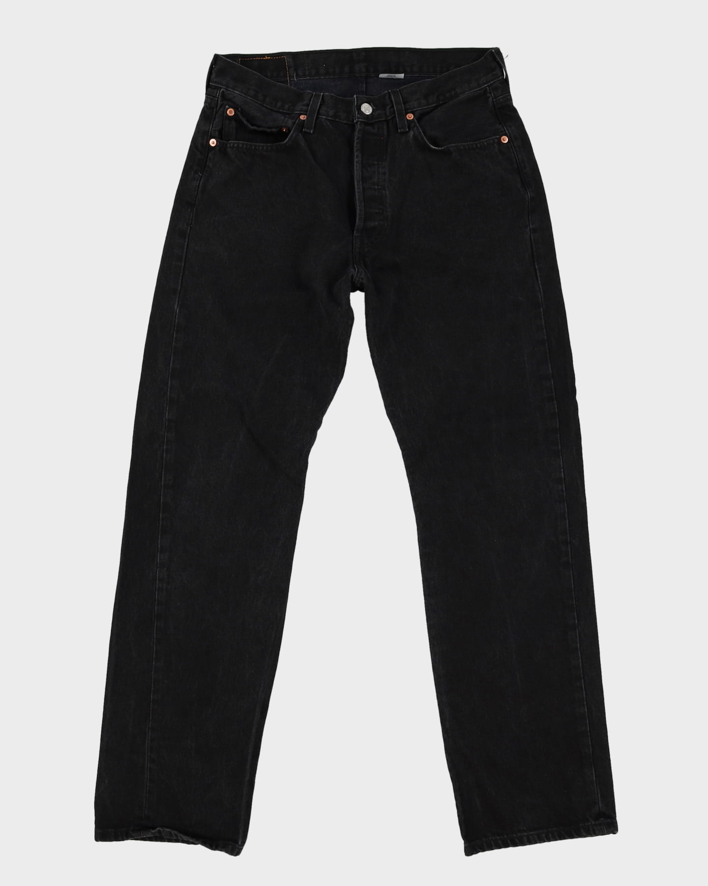 Levi's 501 Dark Wash Black Jeans - W32 L32