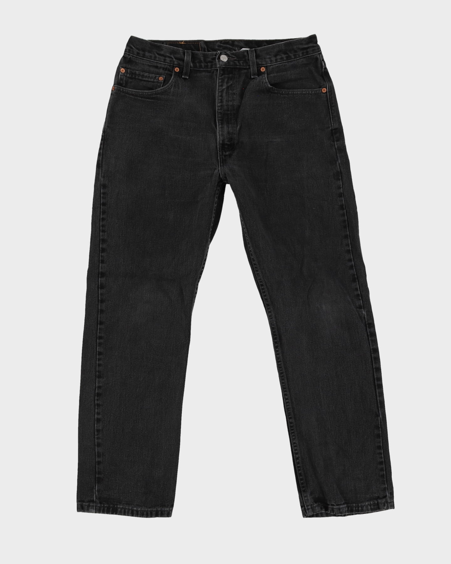 Vintage 80s Levi's 505 Black Dark Wash Jeans - W34 L30