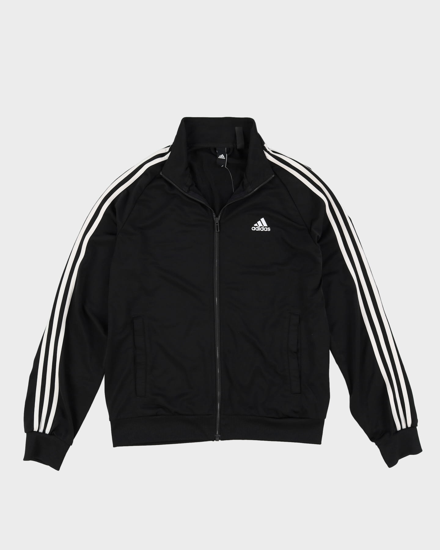 Adidas Black / White Track Jacket - M