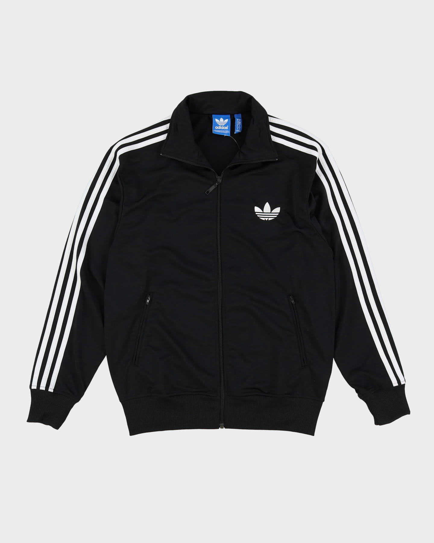 Adidas Black / White Track Jacket - M