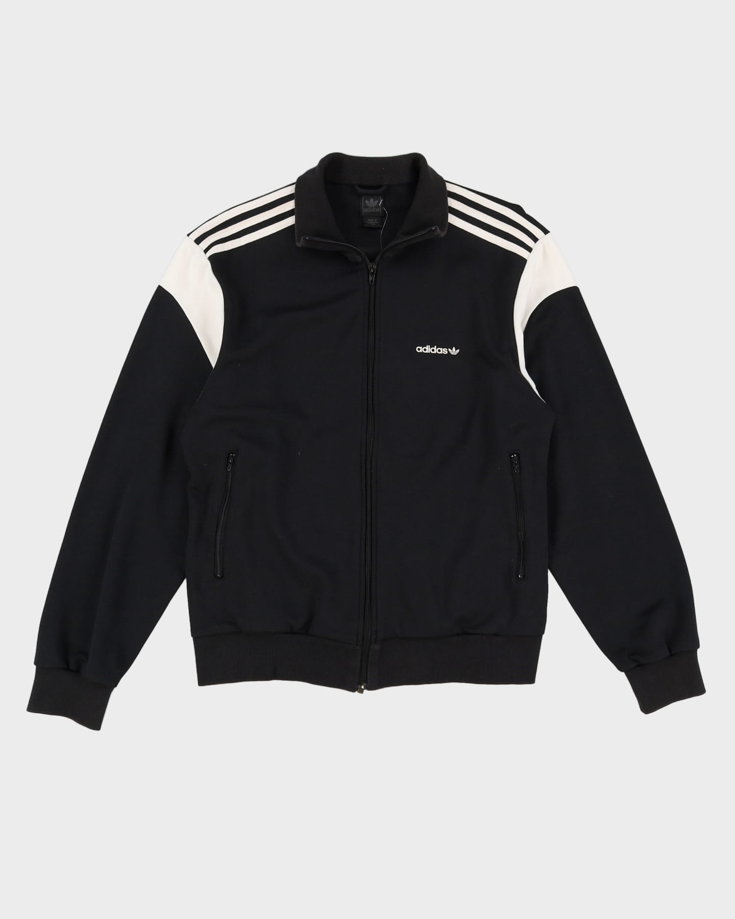 Adidas Black / White Track Jacket - L