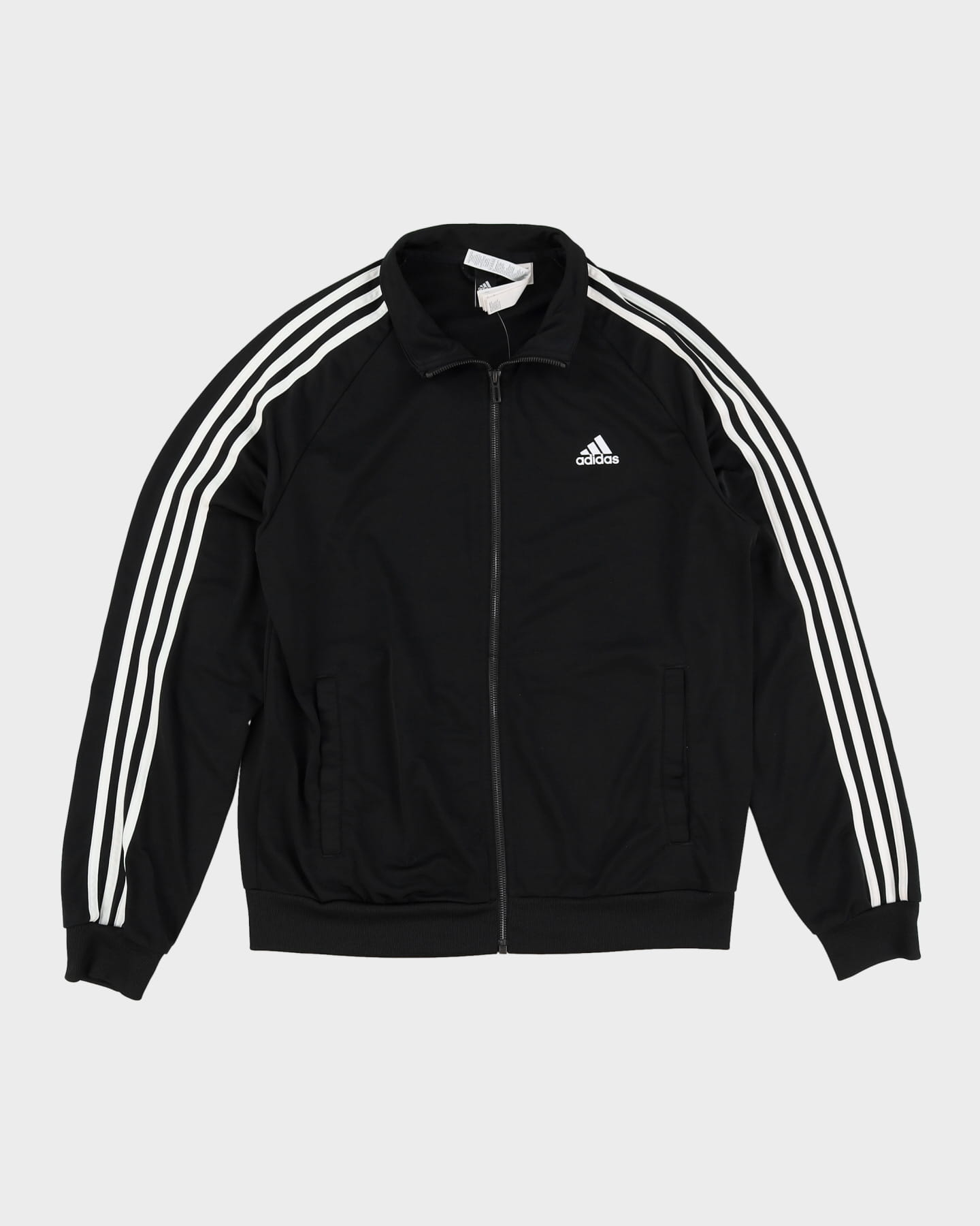 Adidas Black / White Track Jacket - M