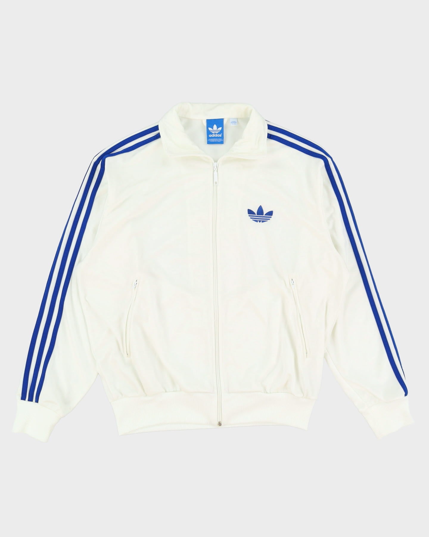 Adidas Blue / White Track Jacket - XL