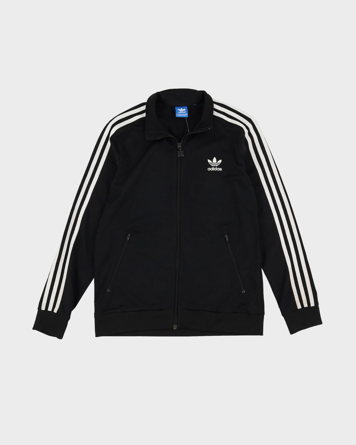 Adidas Black / White Track Jacket - S