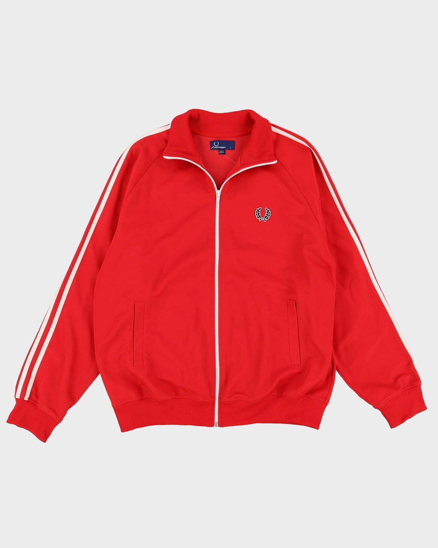 Fred Perry Red Track Jacket - L