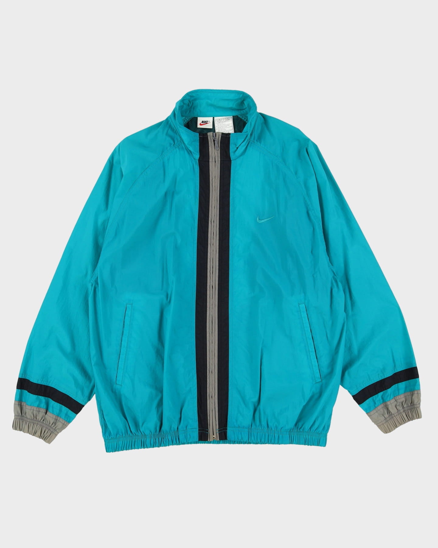 90s Nike Turquoise Windbreaker Jacket - L