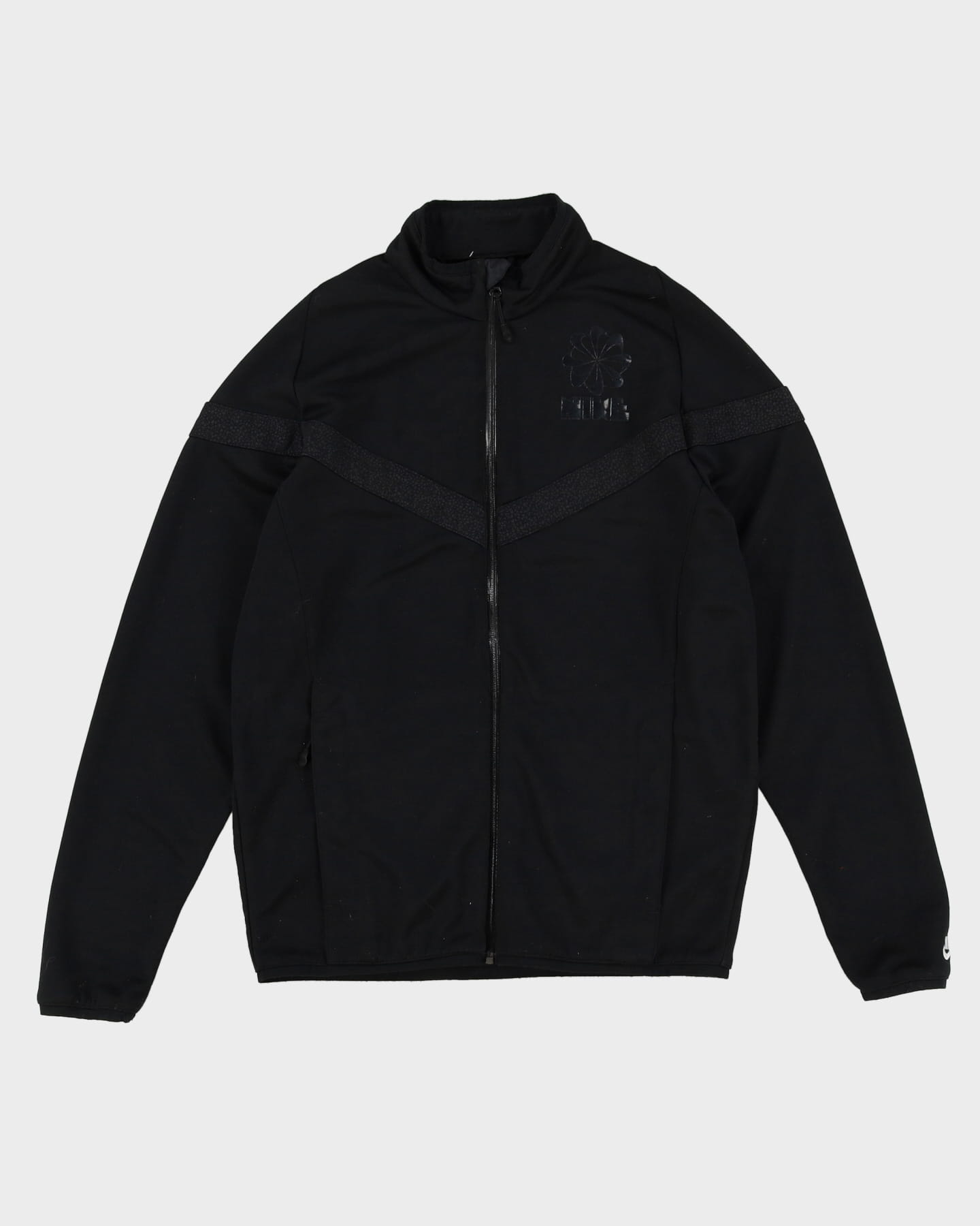 Nike Multi Swoosh Black Full Zip Track / Tech Jacket - L