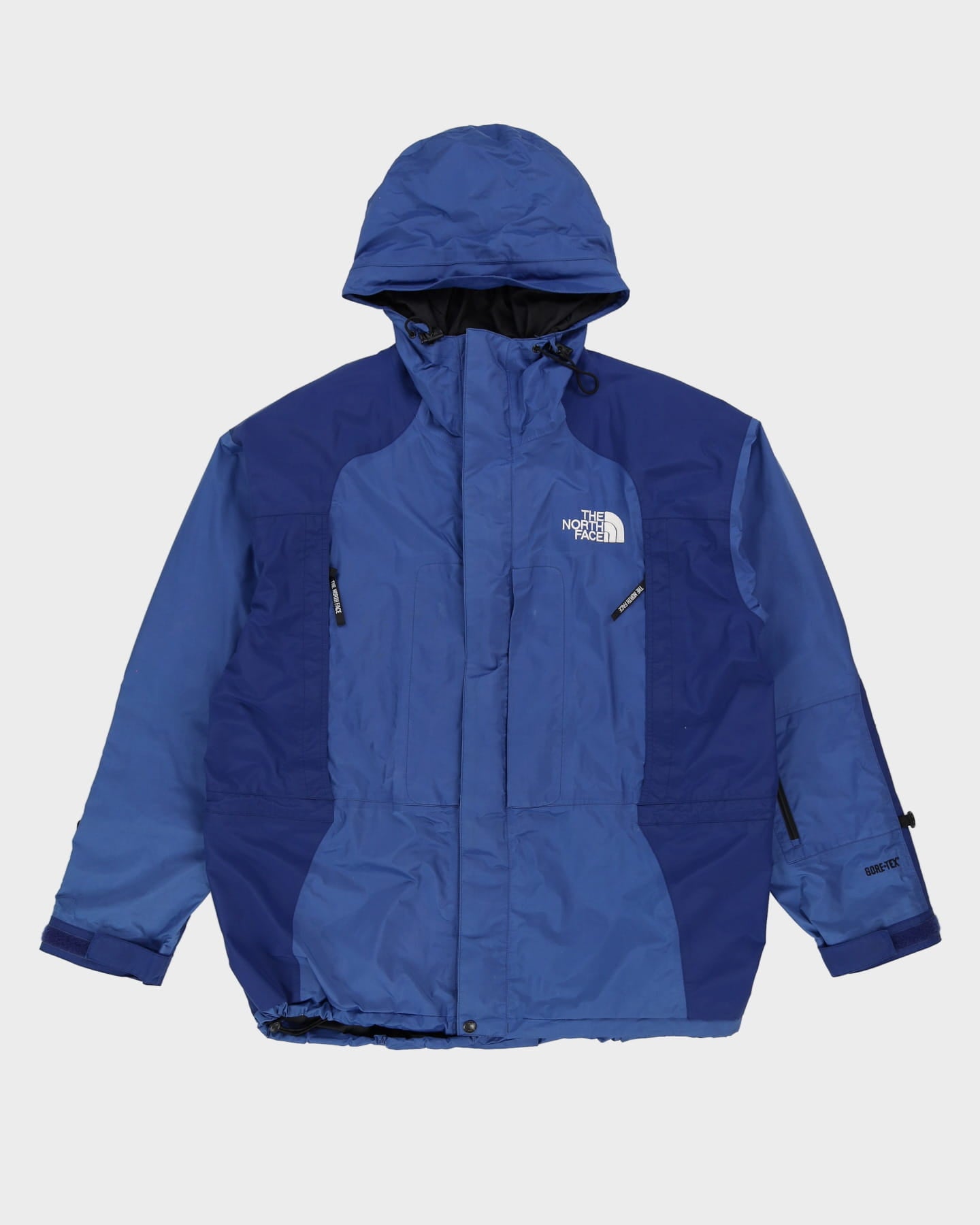 Vintage 90s The North Face Blue Gore-Tex Hooded Jacket - XL