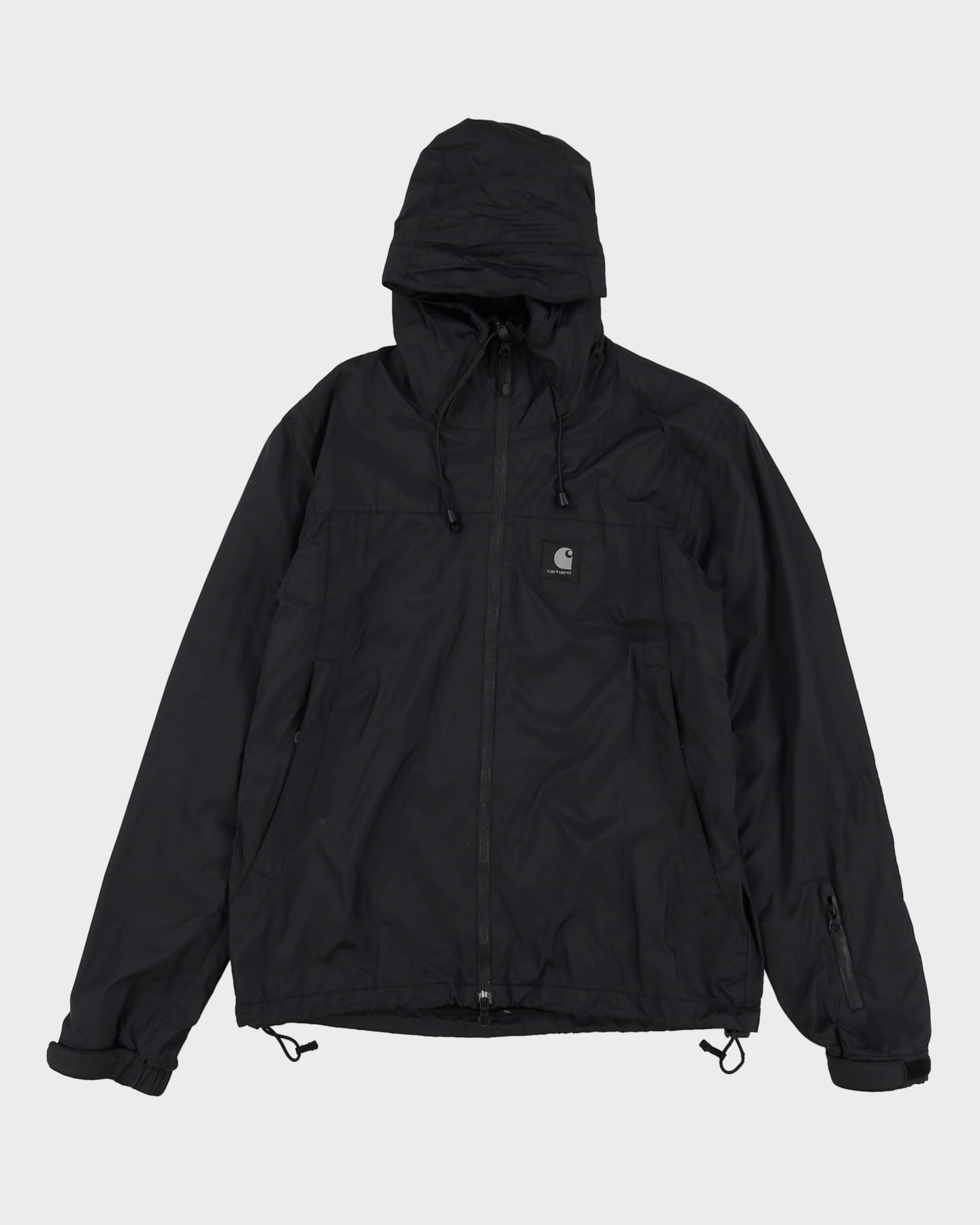 Carhartt Black Hooded Anorak Jacket - S