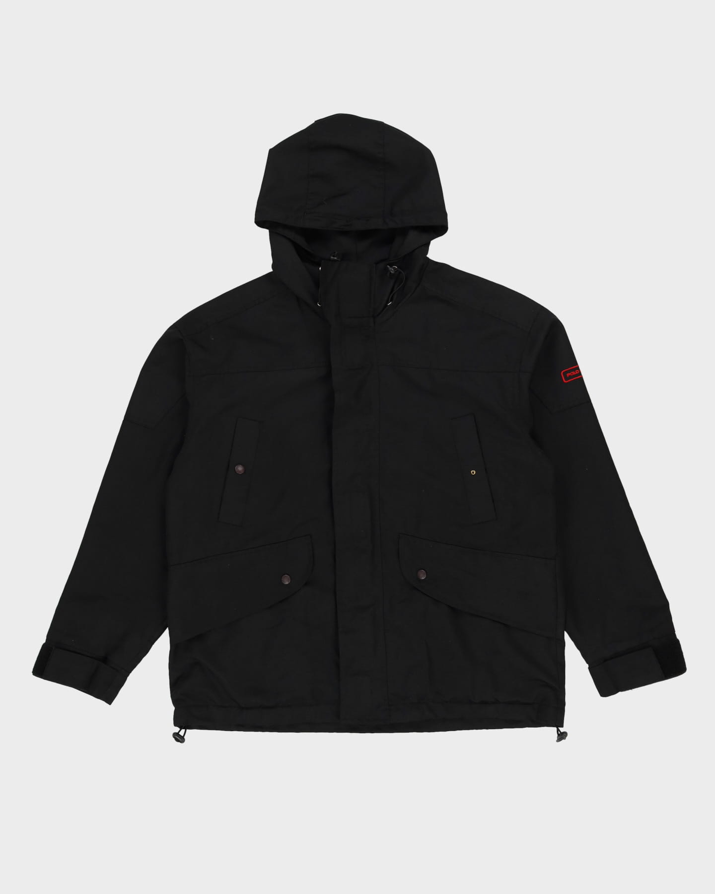 Ralph Lauren Polo Sports Black Hooded Anorak Jacket - XL