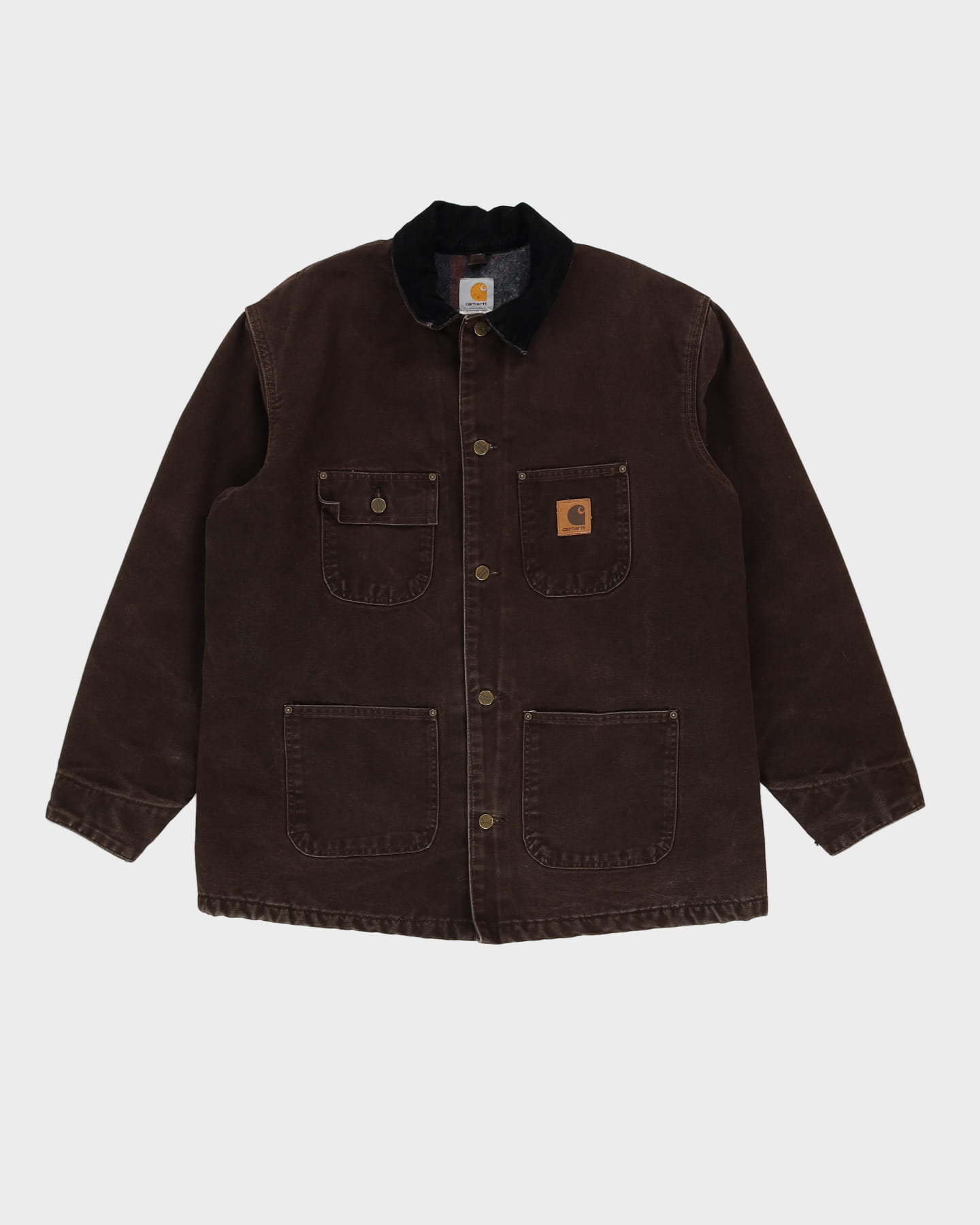 00s Carhartt Brown Workwear / Chore Jacket - L
