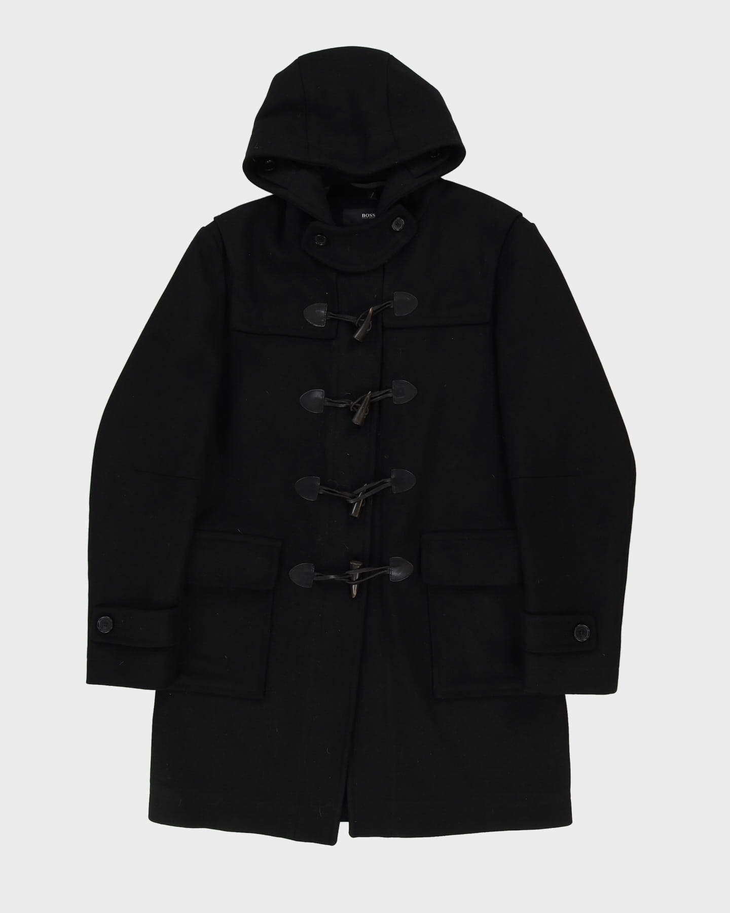 Hugo Boss Black Duffel Coat - M