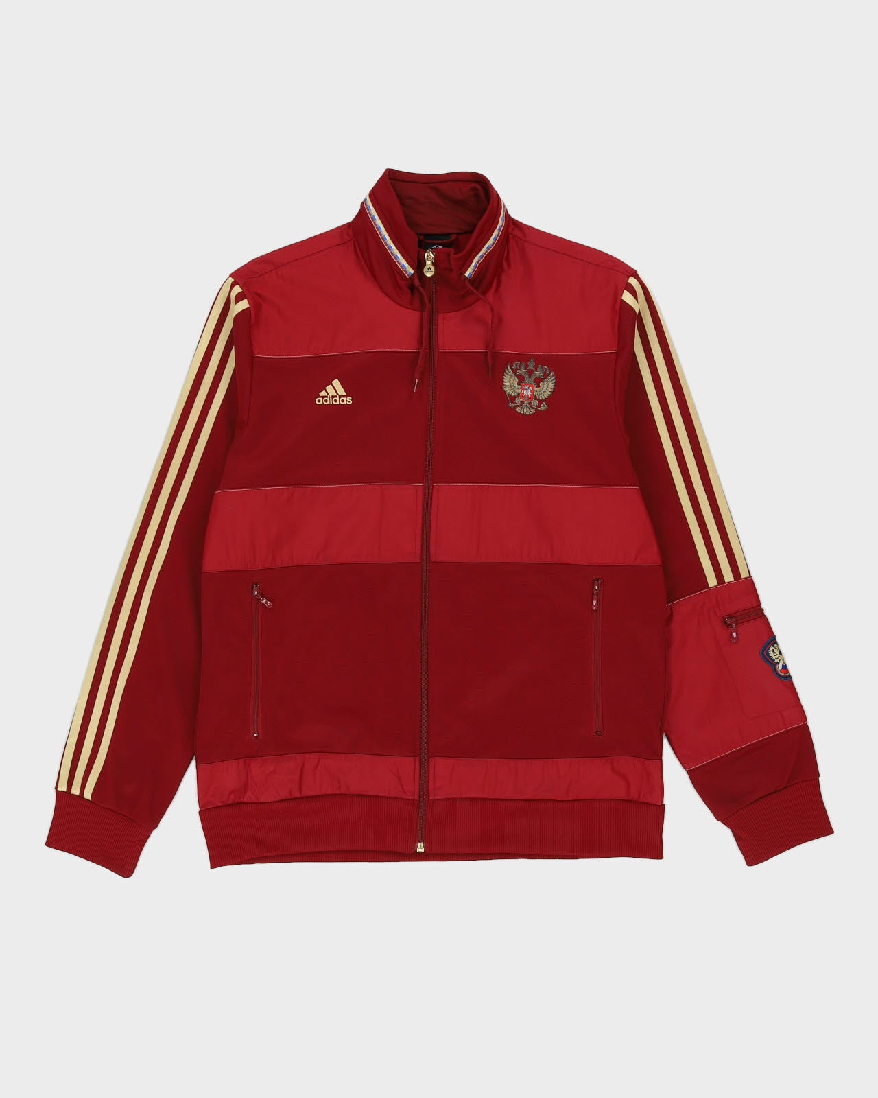 2009 Adidas Russia International Team Burgundy Track Jacket - L