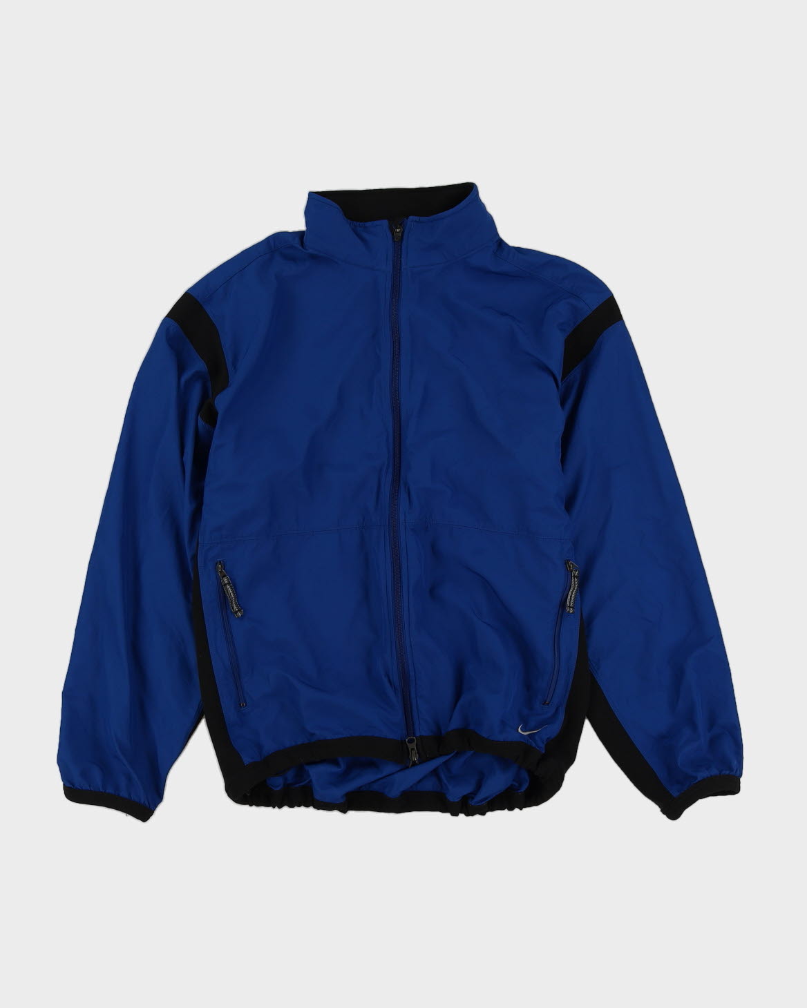 00s Y2K Nike Blue Track Jacket - L