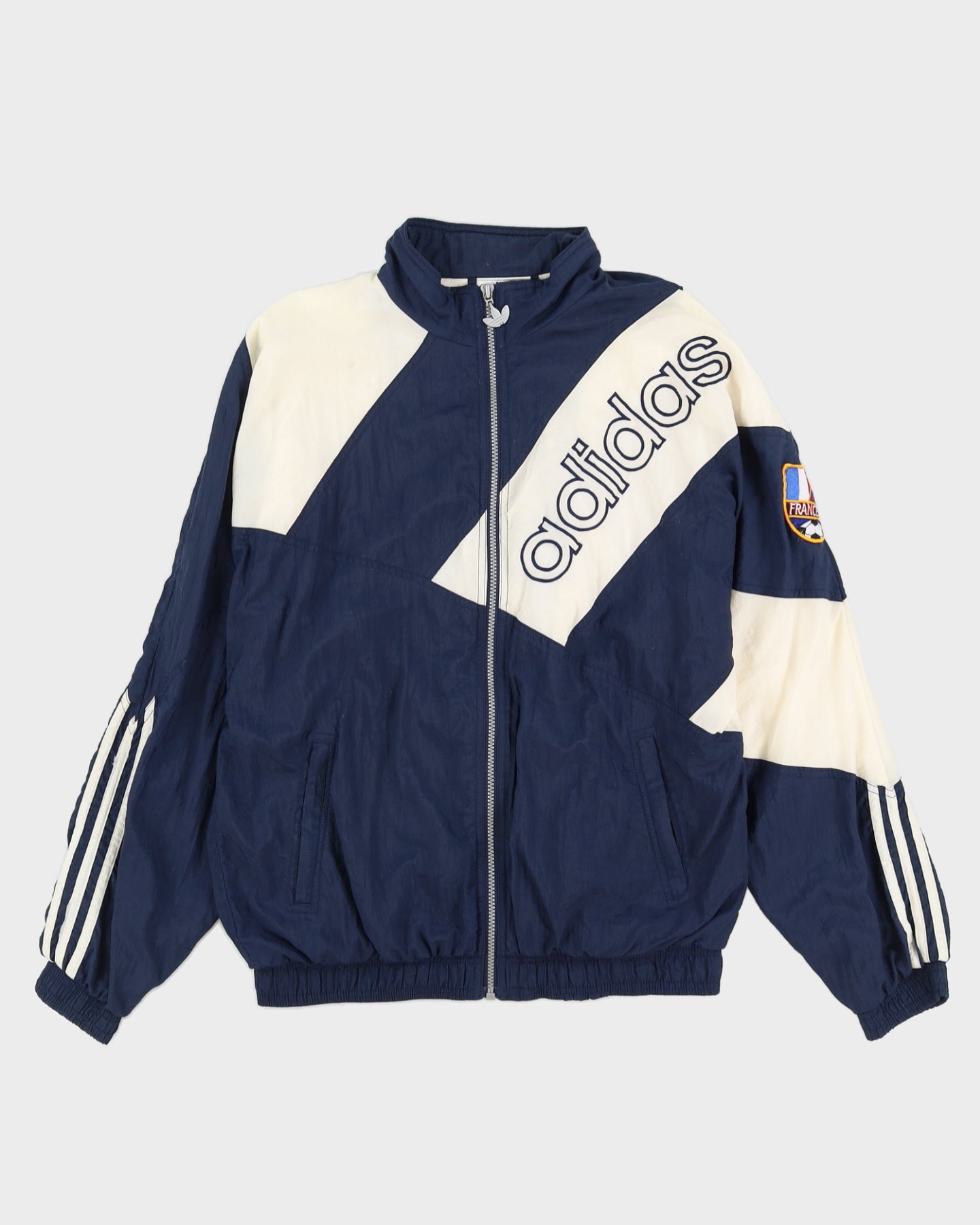 Vintage 1998 World Cup France Adidas Blue Track Jacket - M