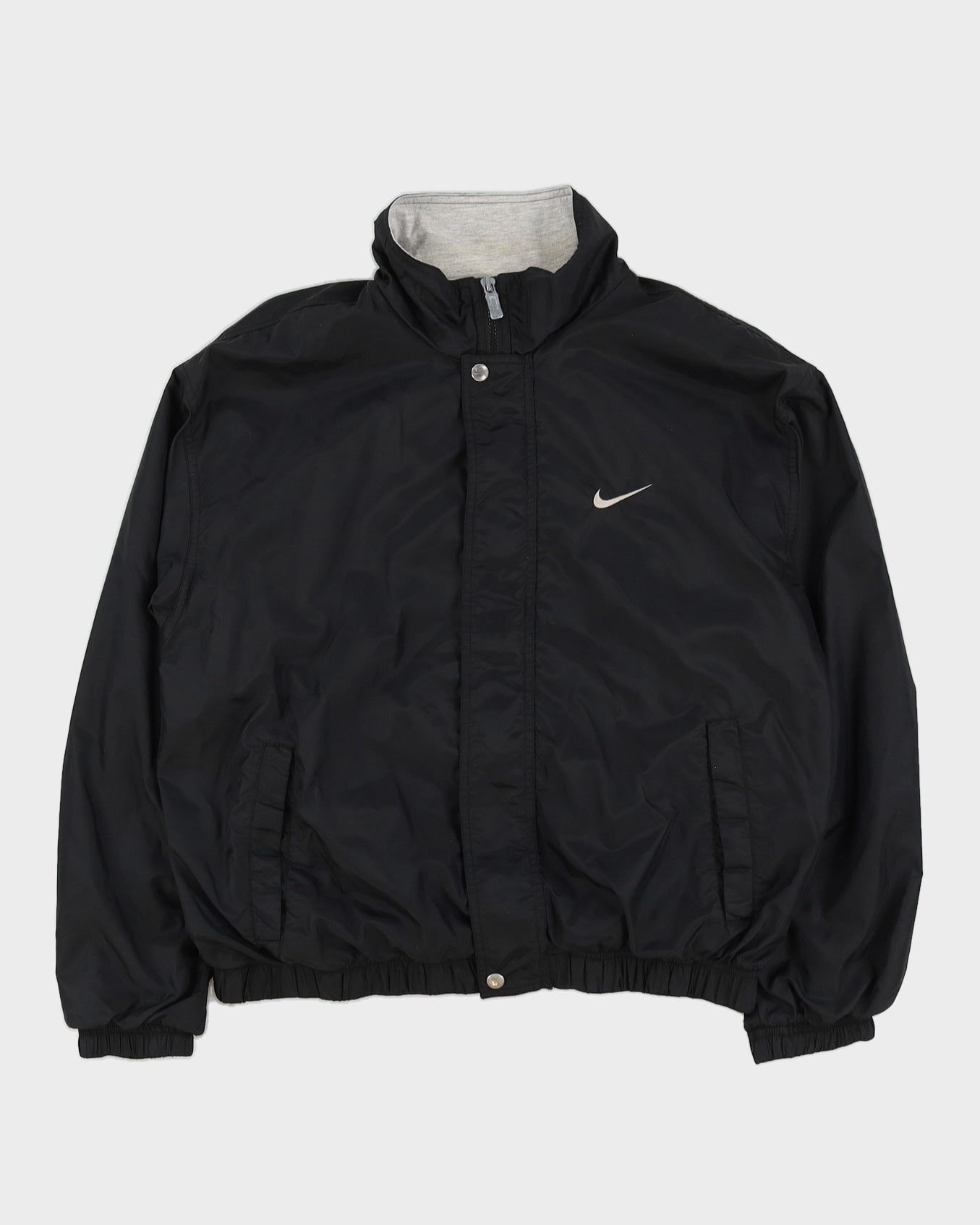 Vintage 90s Nike Black Track Jacket - M