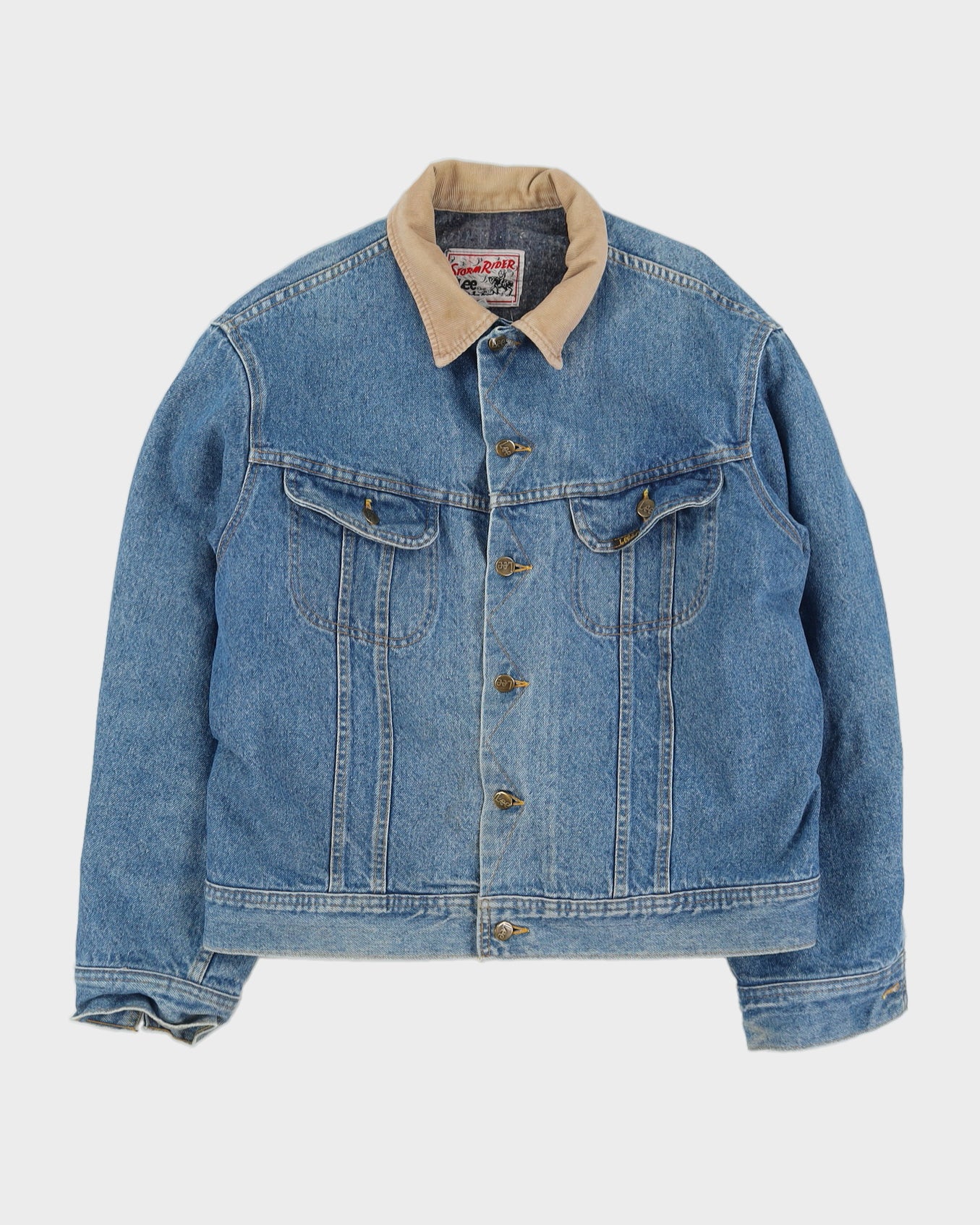 Vintage 90s Storm Rider Lee Blue  Denim Jacket - M