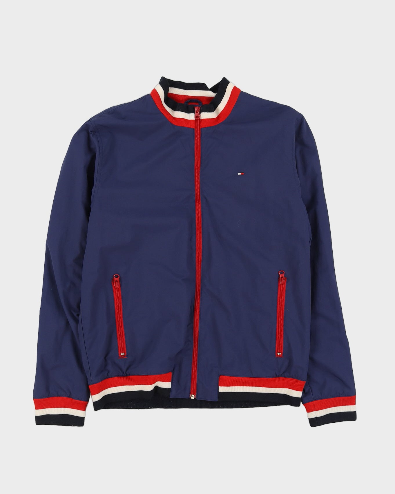 Tommy Hilfiger Blue Bomber Jacket - M