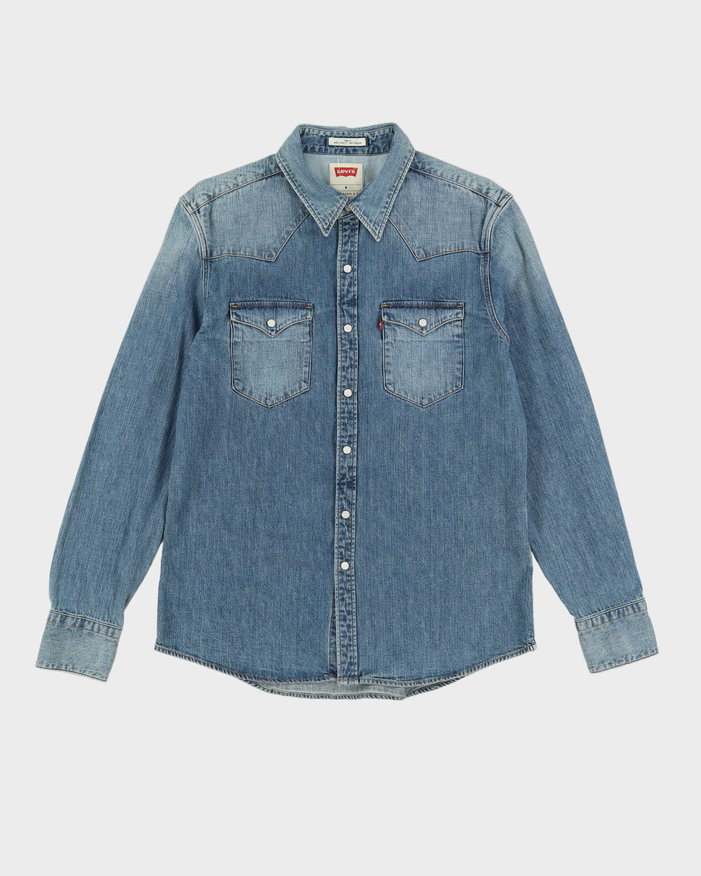 Levi's Faded Blue Denim Shirt - M