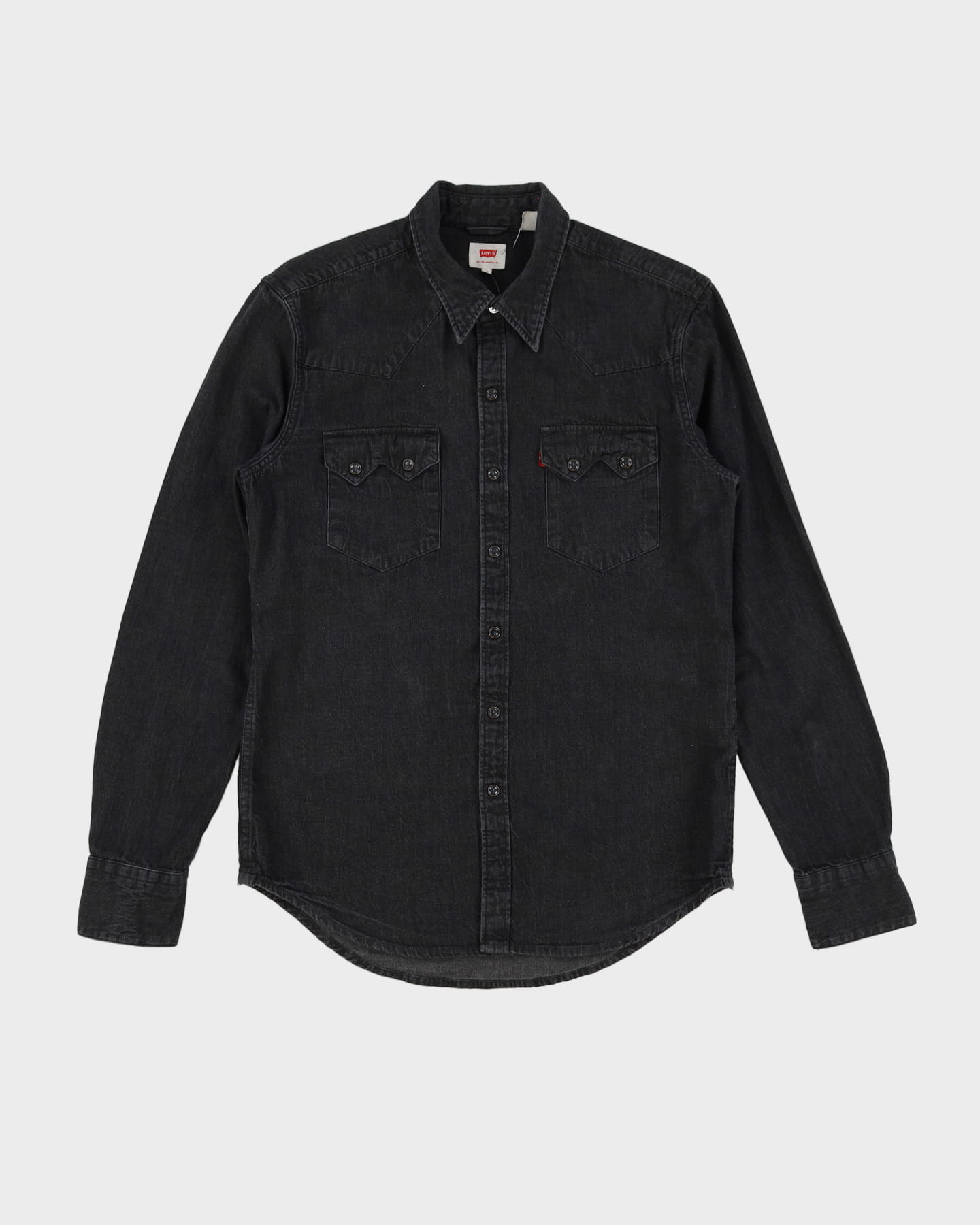 Levi's Black Denim Shirt - M