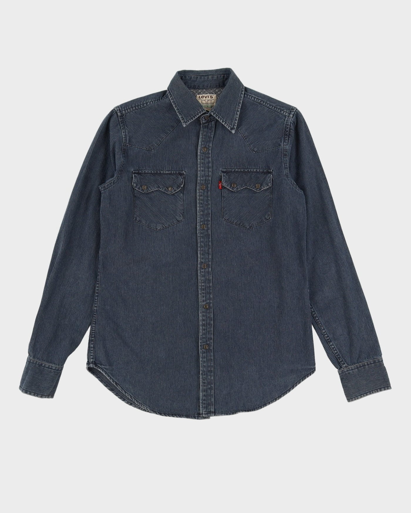 levi denim long sleeve shirt