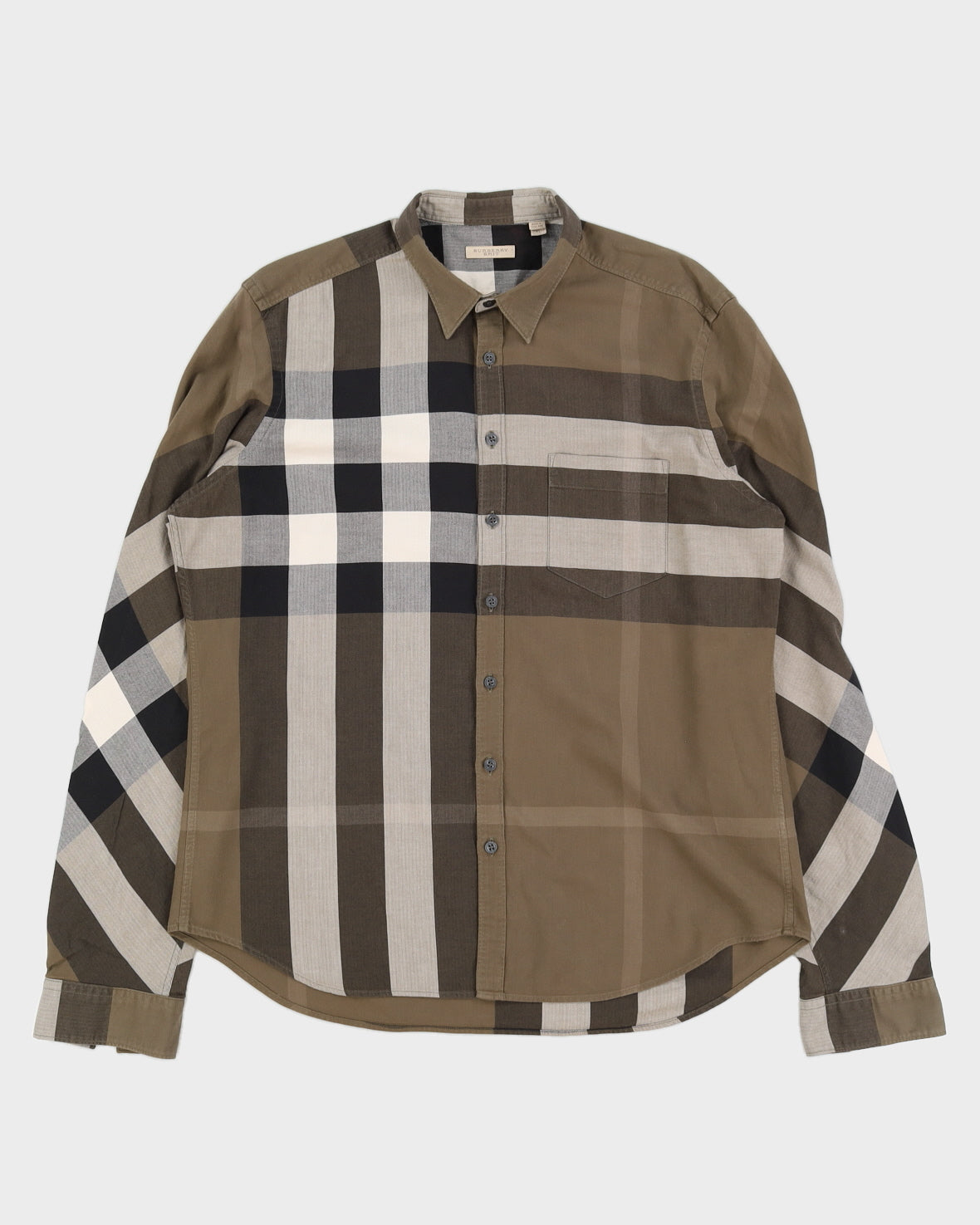 Burberry Brit Green Check LS Shirt - XL