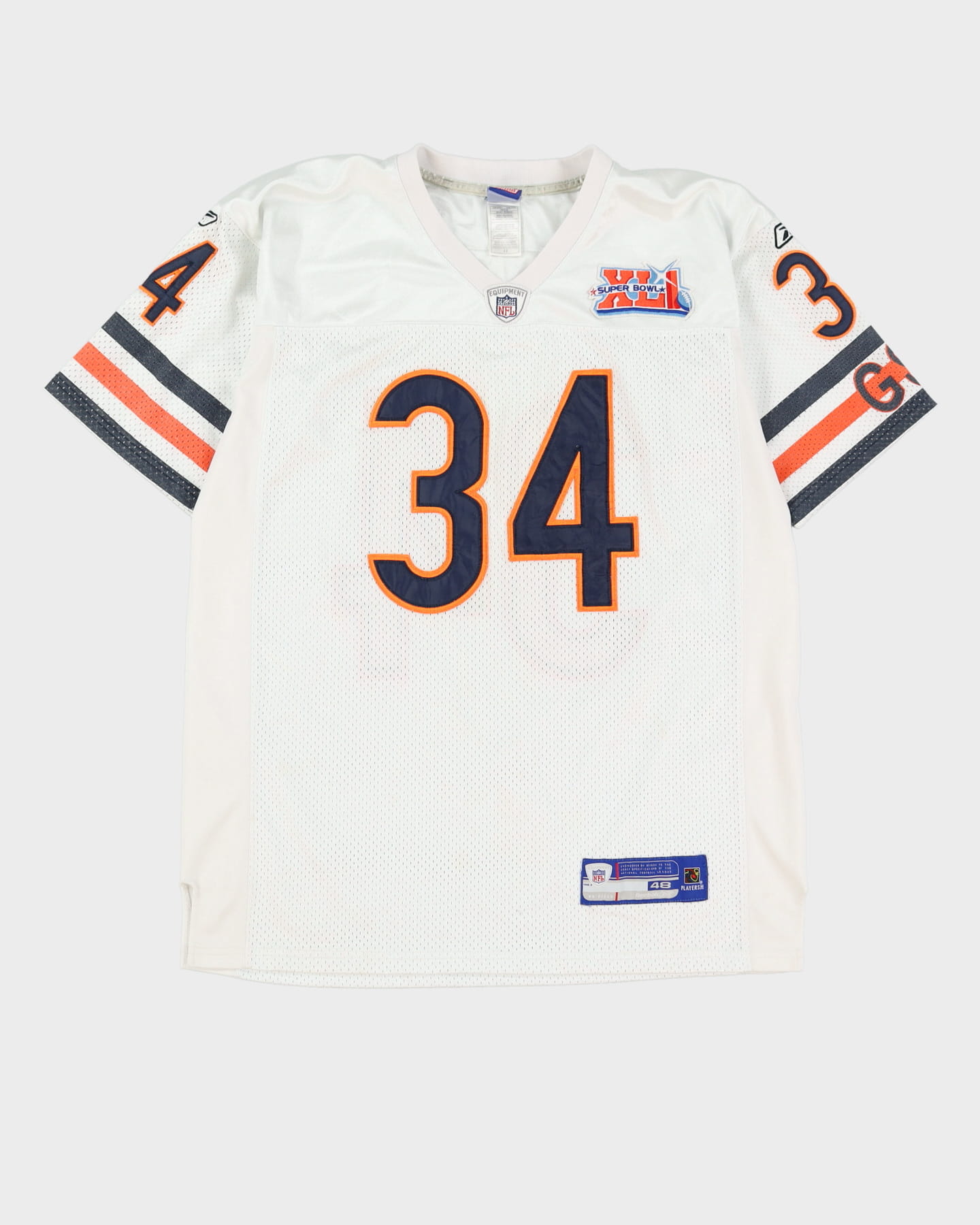 Reebok Walter Payton #34 Chicago Bears NFL White Jersey - L / XL