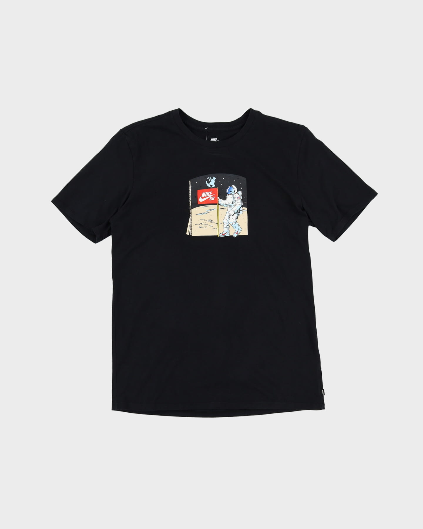 Nike SB Spaceman Cortez Graphic Black T-Shirt - S / M
