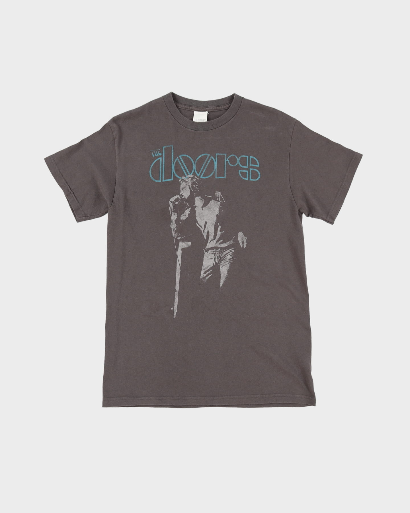 00s The Doors Grey Jim Morrison Band T-Shirt - M – Rokit